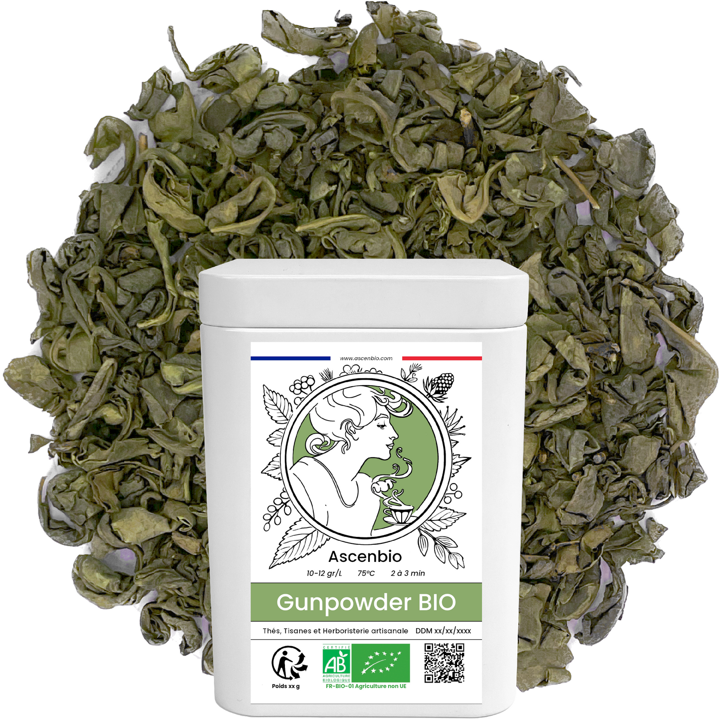 Thé vert ✿ Gunpowder BIO