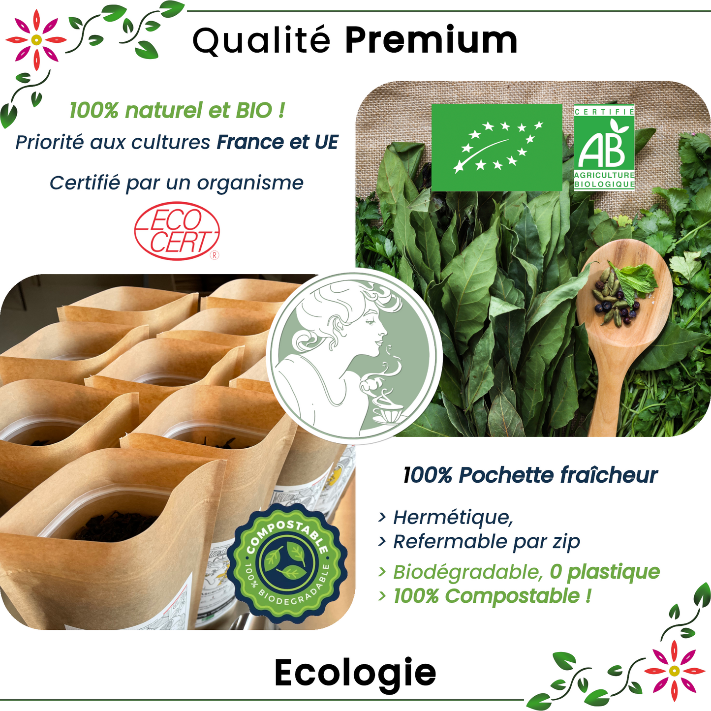 Herbo. ✿ Achillée Millefeuille BIO