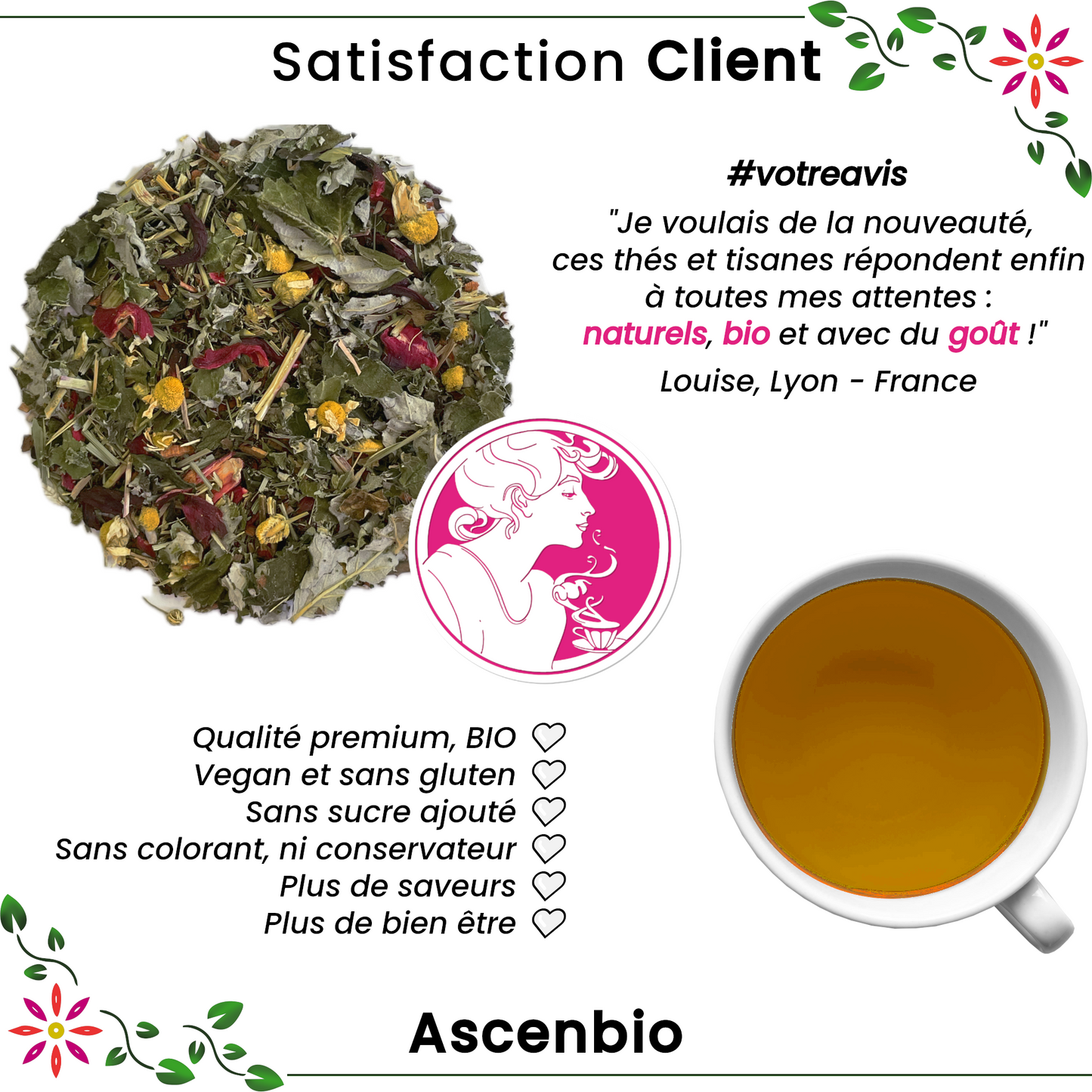 Infusion ✿ Equilibre Féminin - Hibiscus BIO