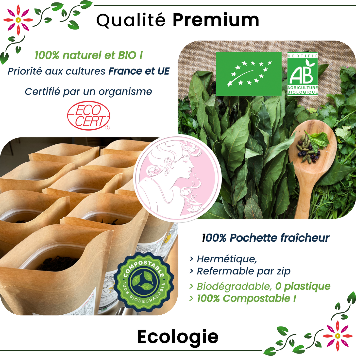 Infusion ✿ Feuilles Lactées BIO