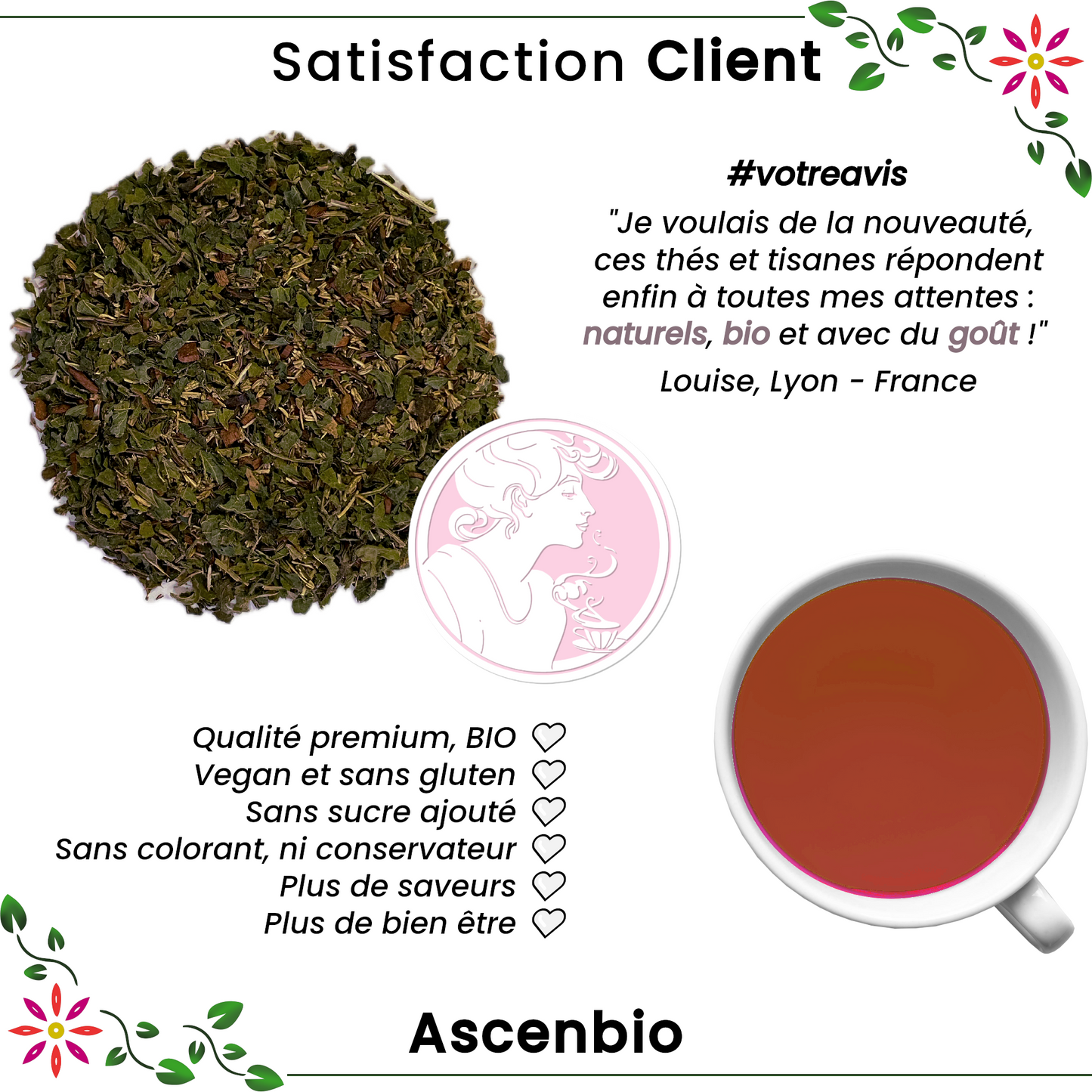Infusion ✿ Feuilles Lactées BIO