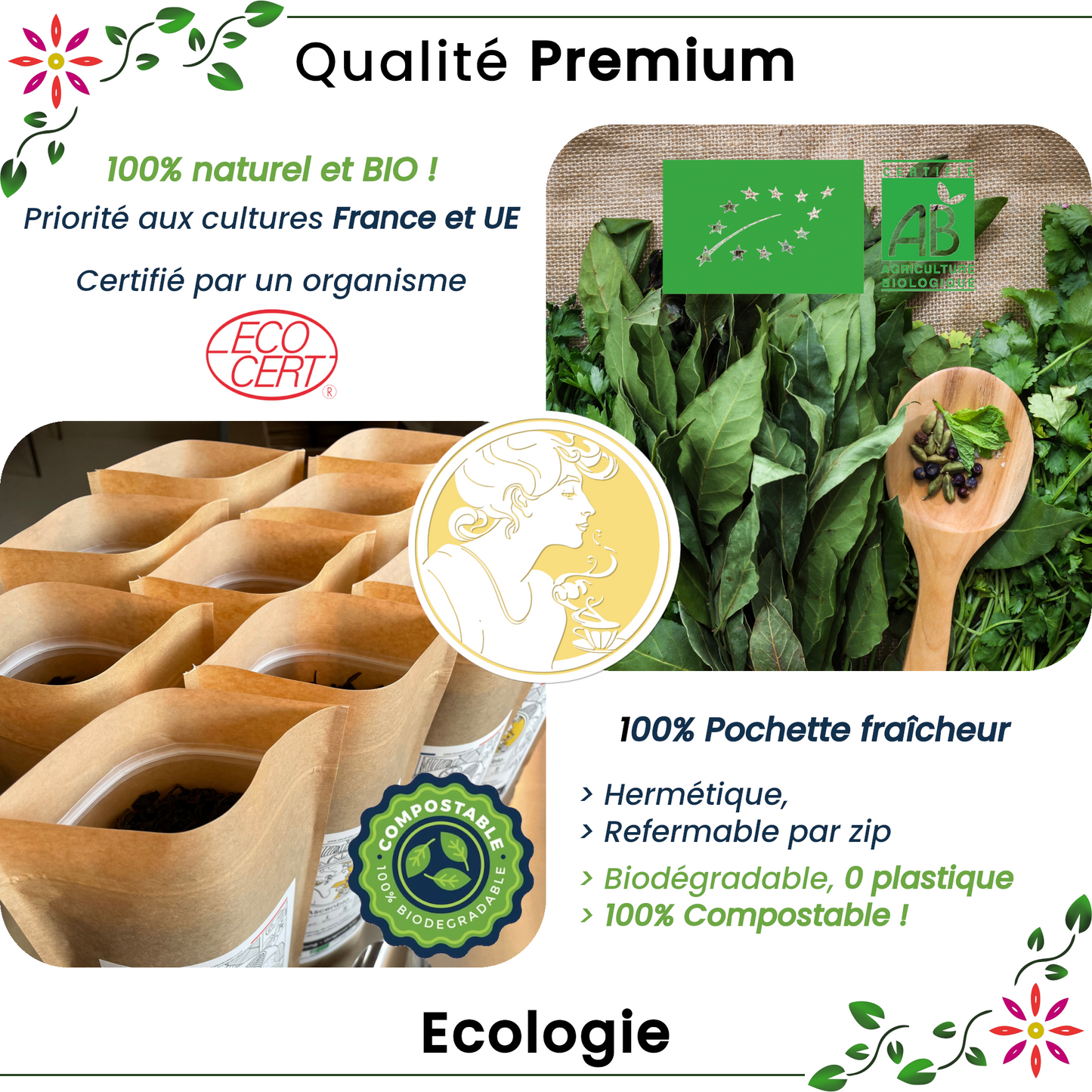 Thé vert ✿ Ginger tonic BIO