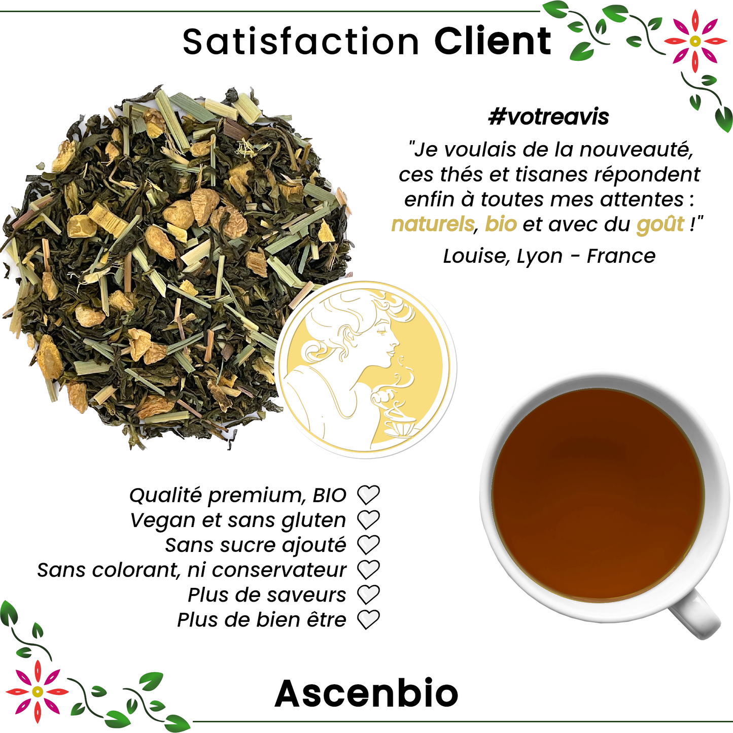 Thé vert ✿ Ginger tonic BIO