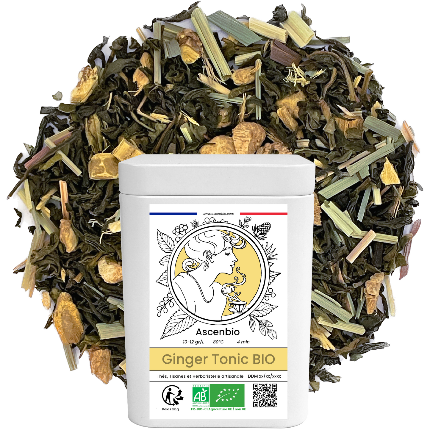 Thé vert ✿ Ginger tonic BIO