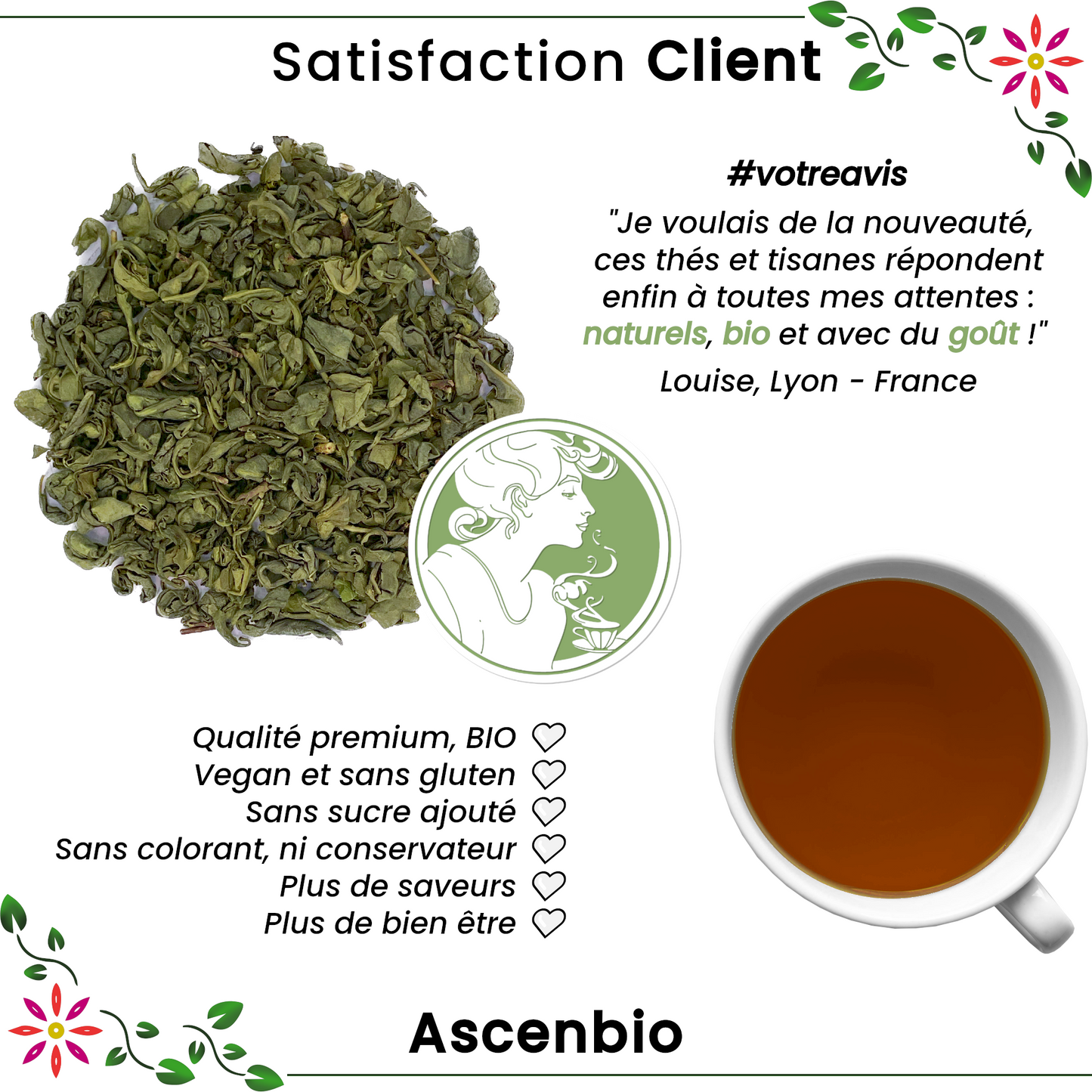 Thé vert ✿ Gunpowder BIO