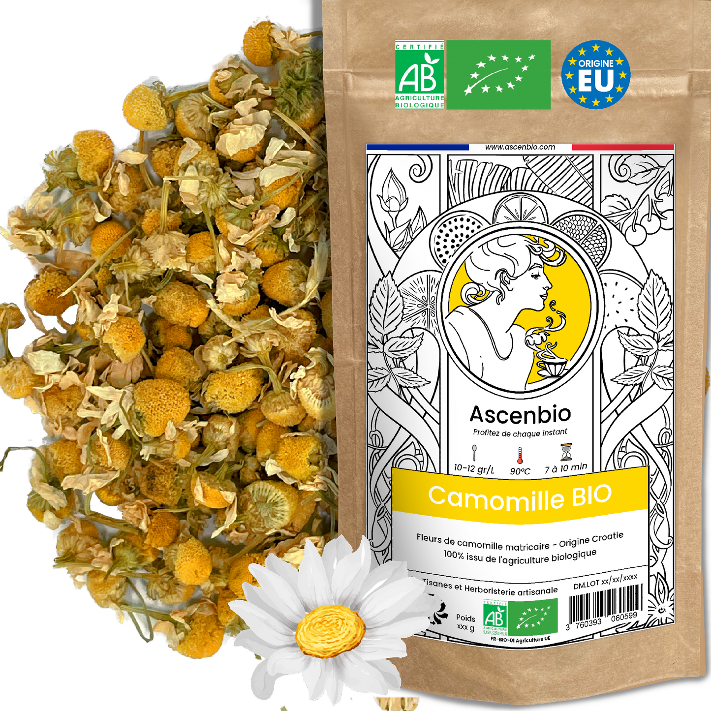 Herbo. ✿ Fleurs de camomille BIO
