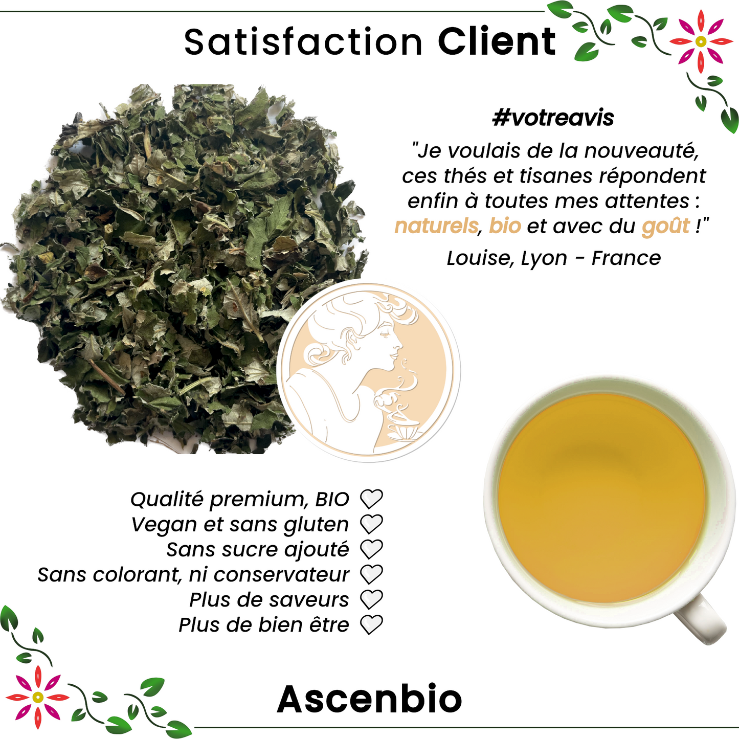 Herbo. ✿ Feuilles de framboisier BIO