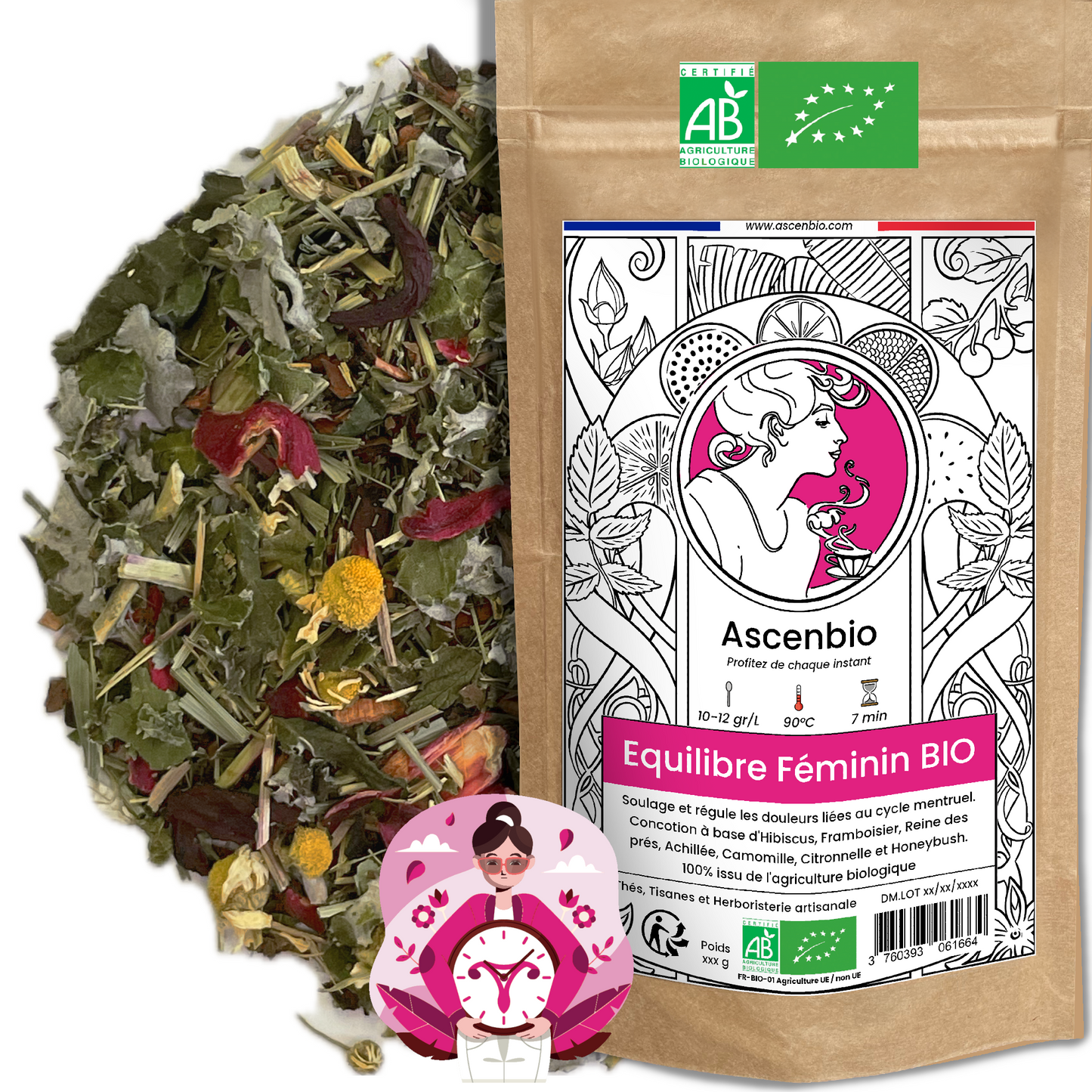Infusion ✿ Equilibre Féminin - Hibiscus BIO