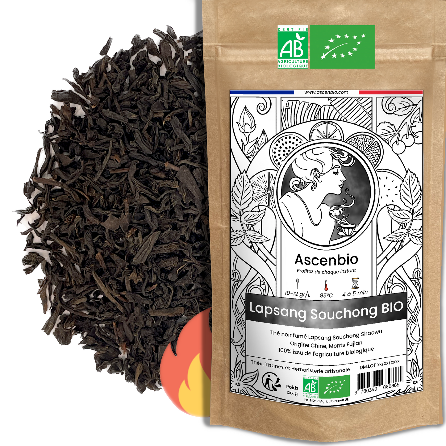 Thé noir ✿ Lapsang Souchong BIO