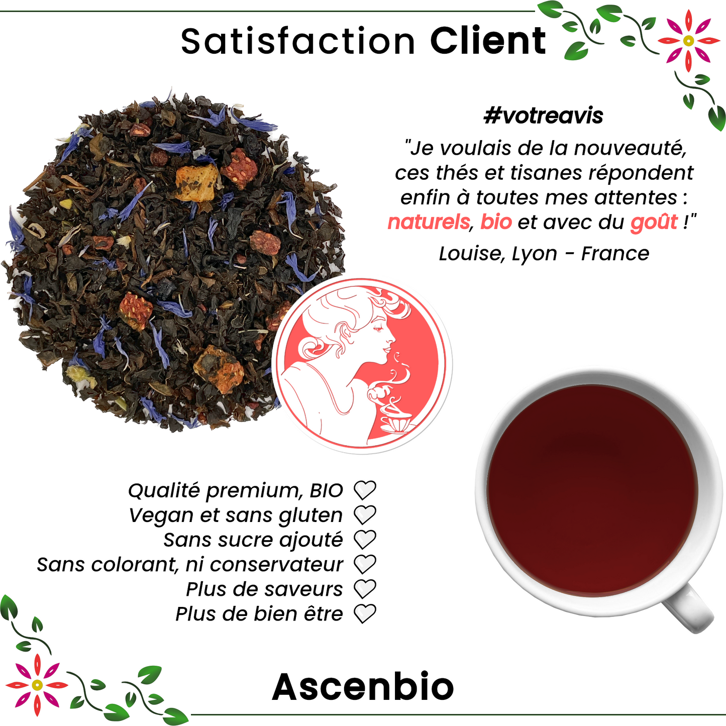 Thé noir ✿ Baies sauvages BIO