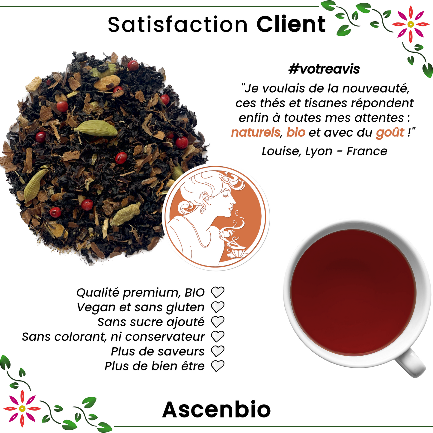 Thé noir ✿ Tchai BIO