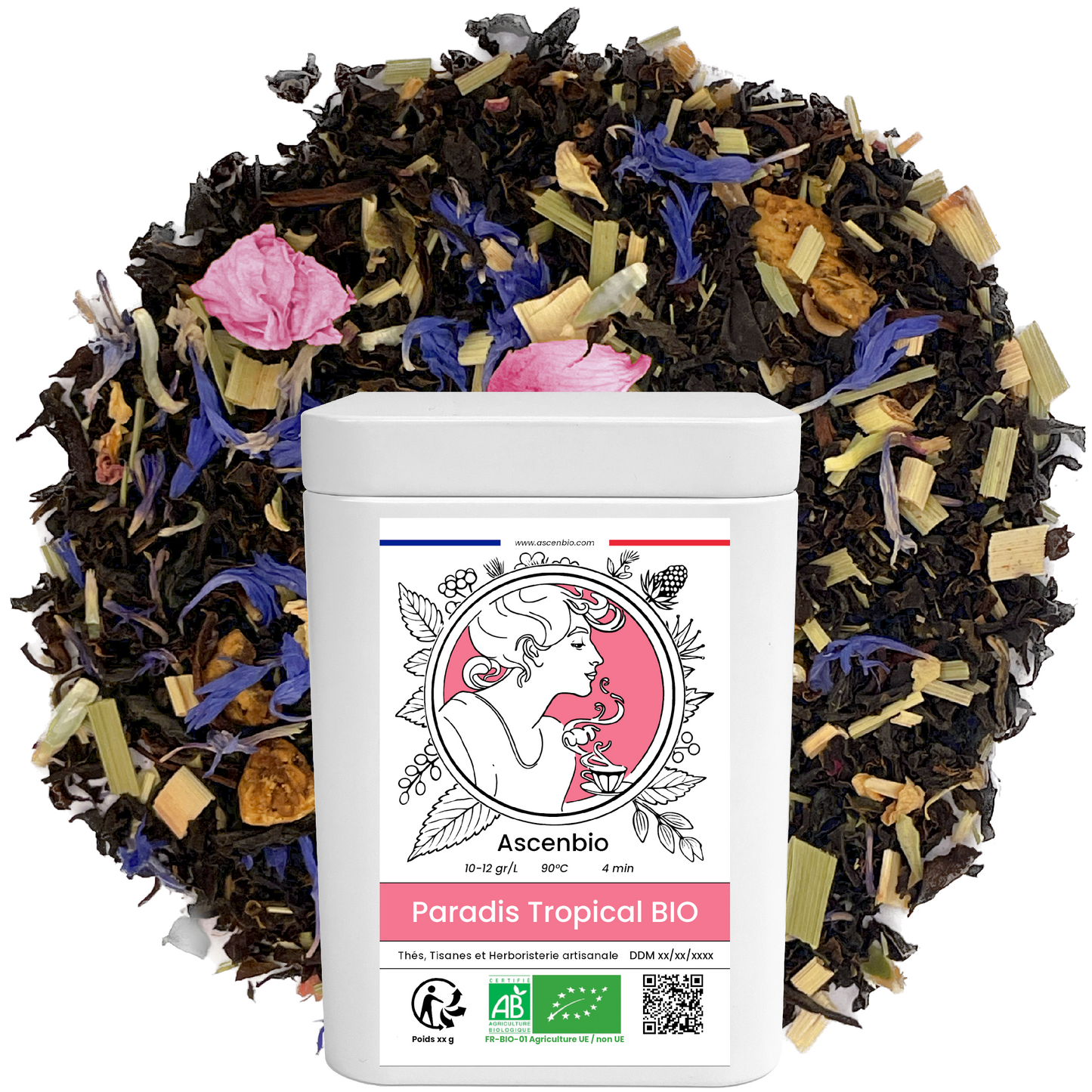Thé noir ✿ Paradis tropical BIO
