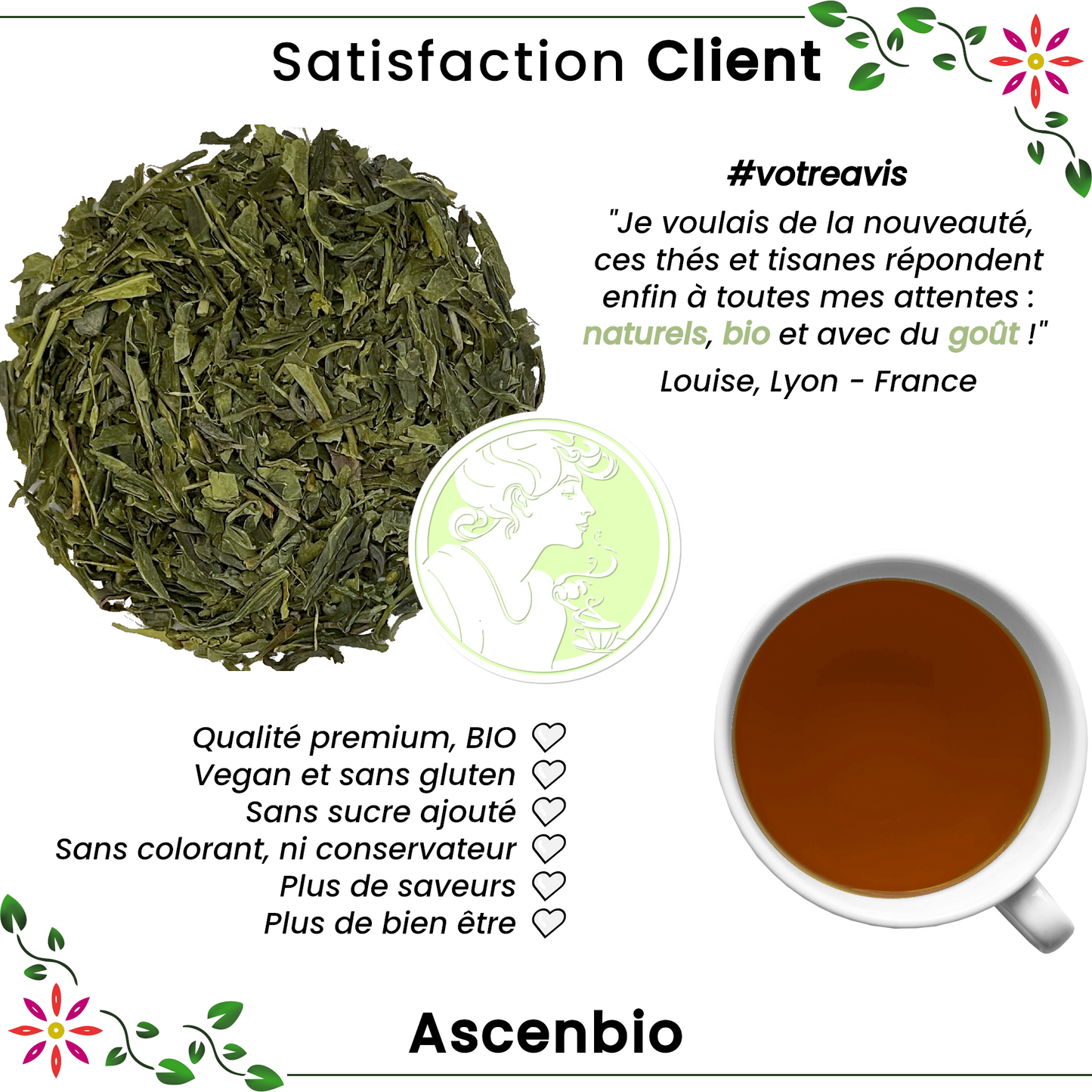 Thé vert ✿ Sencha BIO