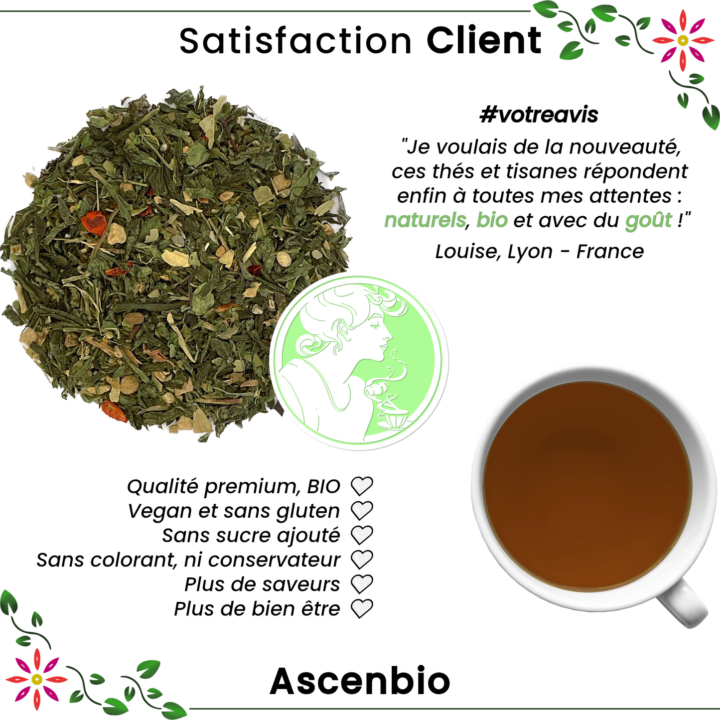 Thé vert ✿ Boostea boo BIO