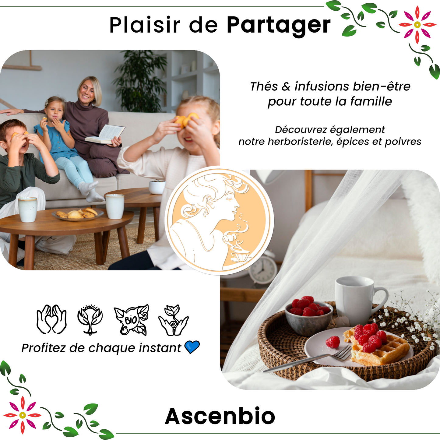 Infusion ✿ Feuilles Fécondes BIO