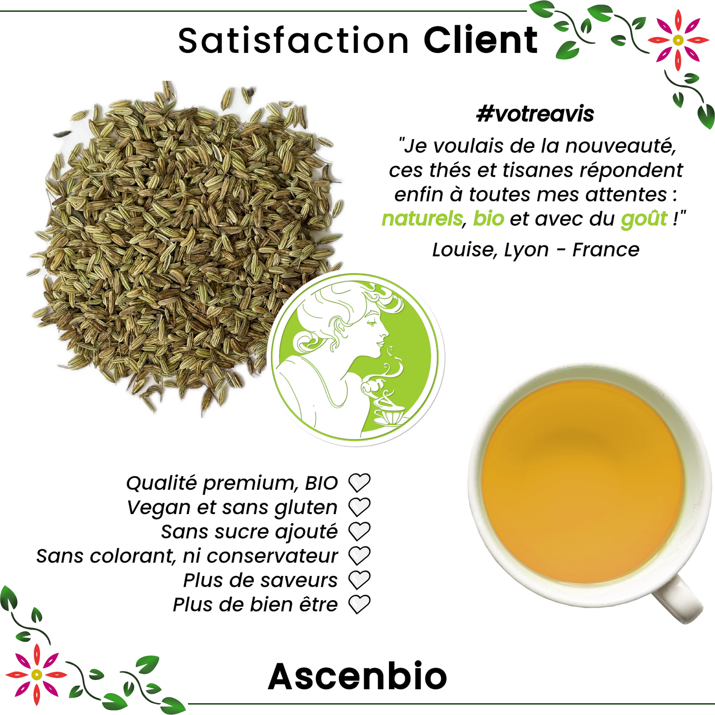 Herbo. ✿ Graines de fenouil BIO